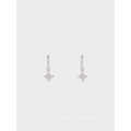 Wohlesale Stainless Steel Silver-Finish Small Earrings for Women